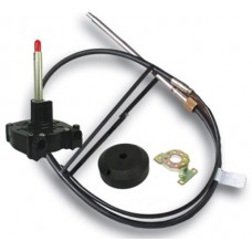 STEERING KIT WITH 11’ CABLE, ROTARY STEERING HELM & 90 DEGREES DASH BEZEL KIT (RWB7655)